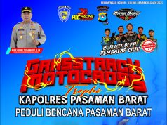 Total Hadiah Rp 90 Juta, Event Motocross Kapolres Pasbar Usung Misi Kemanusiaan