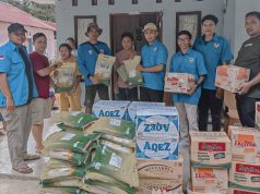 DPD KNPI Pasaman Barat Salurkan Bantuan untuk Korban Bencana di Limpato.